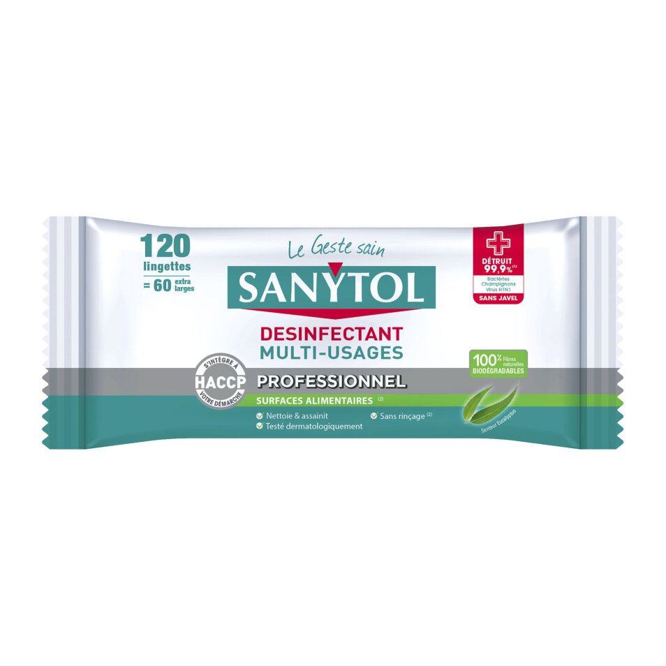 Sanytol Pro Lingettes D Sinfectantes Multi Usages Eucalyptus