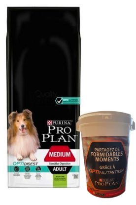 Picture of Croquettes chien Purina Pro Plan Dog (Medium Adult) 14kg + 1 fût offert