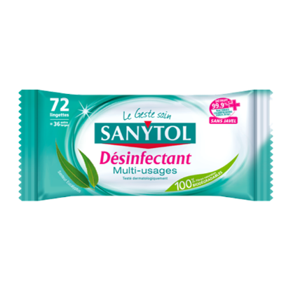 Sanytol Désinfectant Multi Usages Pamplemousse et Citronnelle 72
