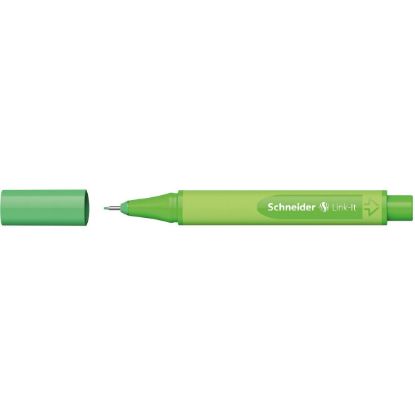 Image de Mini feutre SCHNEIDER -LINK IT pointe 0,4 mm - corps triangulaire-Vert Pin