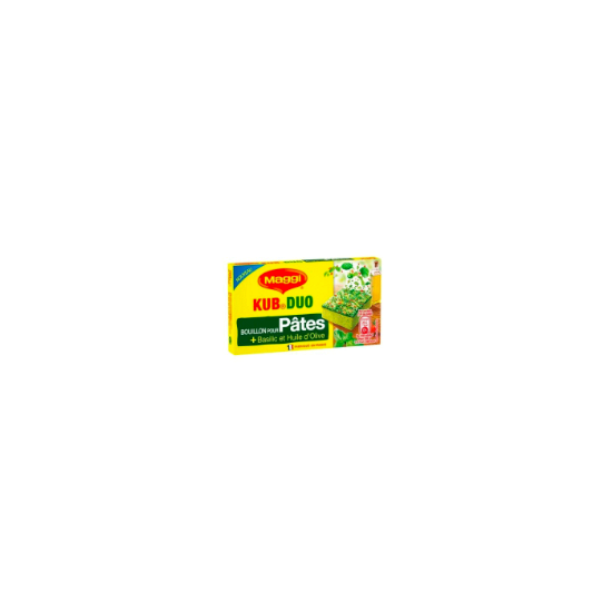 Image de Maggi Bouillon Kub Duo Pâtes Basilic 105g 10 tabs