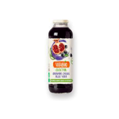 Image de Vitabio Jus Grenade Cassis Aloe Vera - bouteille 50cl