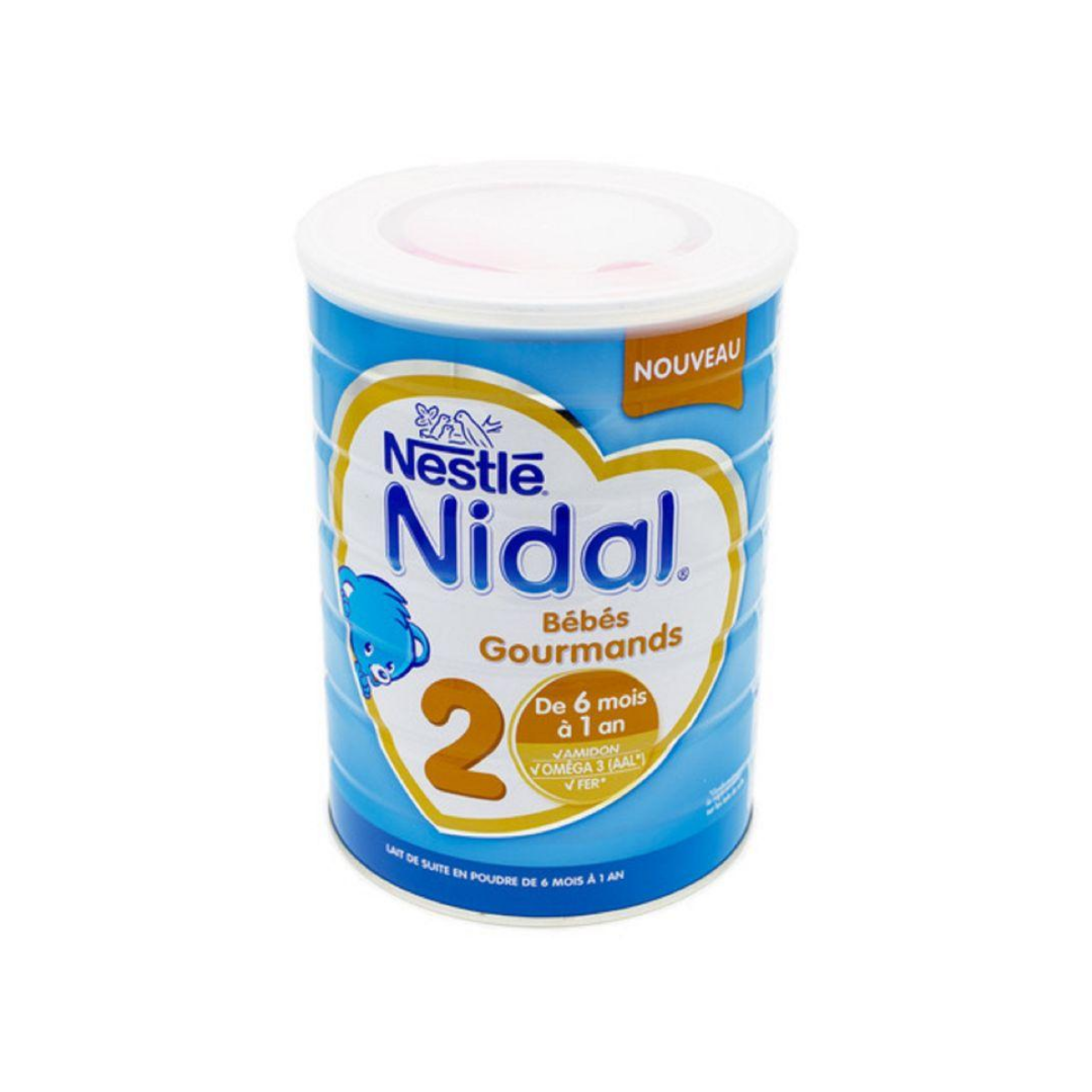 Nestlé Nidal Lait 2ème Âge Relais 800g pas cher