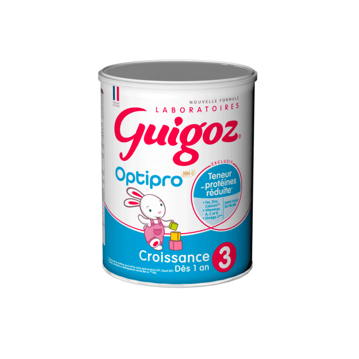 Guigoz Optipro 4 lait bébé poudre croissance 900g   - Shopping  et Courses en ligne, livrés à domicile ou au bureau, 7j/7 à la Réunion