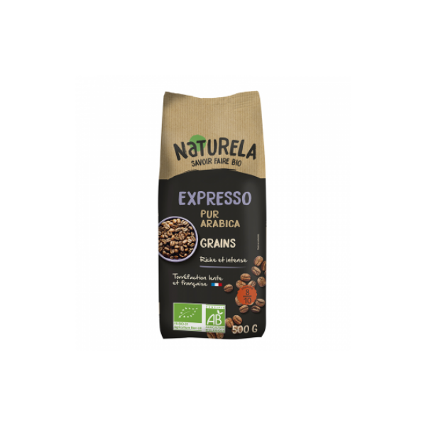 Café 100% arabica en grain 250g