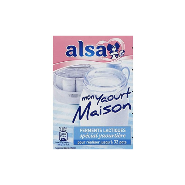 ALSA Mon yaourt maison, ferments lactiques spécial yaourtière 32