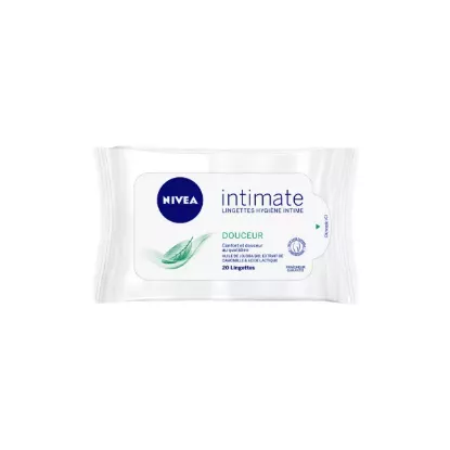 NIVEA Lingettes de Toilette Intime Douceur x20