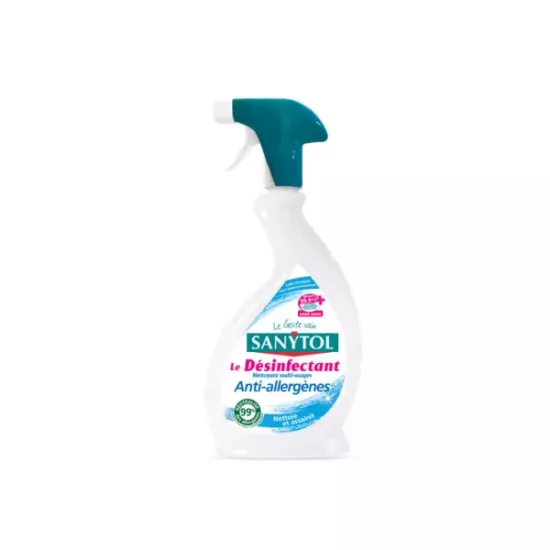 Sanytol Pistolet désinfectant multi-usages anti-allergènes 500 ml