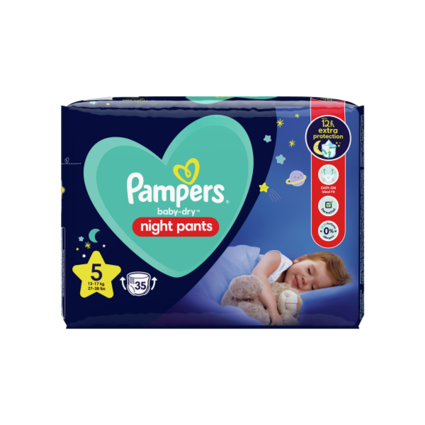 PAMPERS Baby-Dry Pants Taille 5 - 38 Couches-culottes