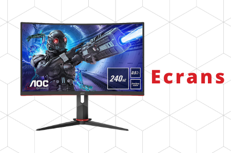 Ecran gaming incurvé EPIC 34 - SOG   - Shopping et Courses en  ligne, livrés à domicile ou au bureau, 7j/7 à la Réunion