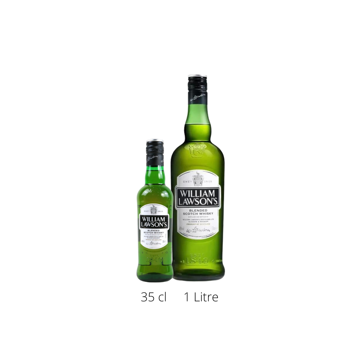 Whisky William Lawson mini bouteille 35cl - Alcool 40%   -  Shopping et Courses en ligne, livrés à domicile ou au bureau, 7j/7 à la  Réunion