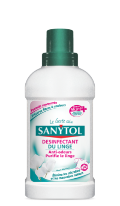Afficher les détails pour Sanytol désinfectant de linge - bidon 500ml Fleur Blanche Image de Sanytol désinfectant de linge - bidon 500ml Fleur Blanche