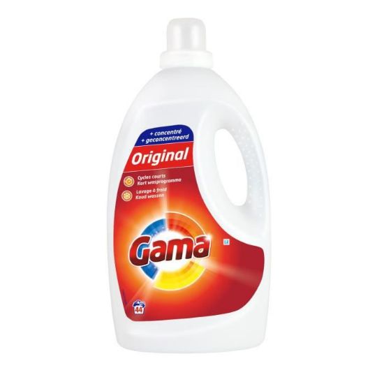 GAMA Lessive liquide 44 doses Type ESE - Original - 2,20L