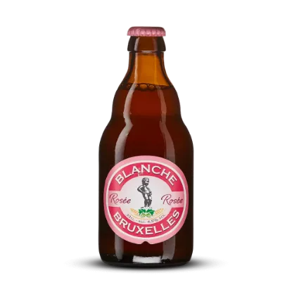 Image de Bière Aromatisée Blanche de Bruxelles Rosée 33cl 4.5%