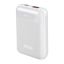 Batterie Power Delivery SBS 20 W, 10 000 mAh, finition rainuree mate - blanche