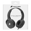 Casque filaire avec coussinets rembourres rotatifs Music Hero SBS - noir