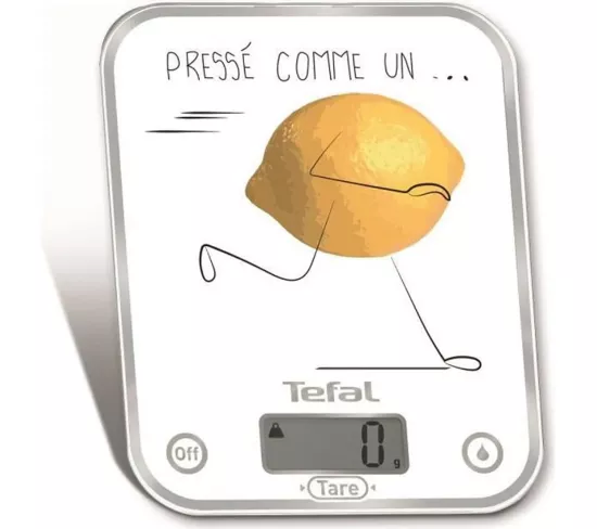 Balance de cuisine Tefal Optiss - decor citron 