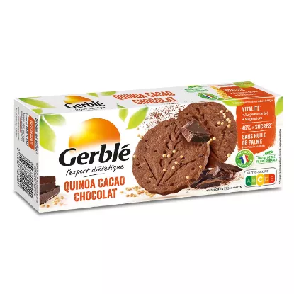 Biscuits aux pépites de chocolat Gerblé 250g sur