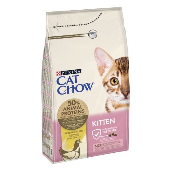 Croquettes chaton Purina Cat Chow Kitten - riche en poulet - 1,5 KG