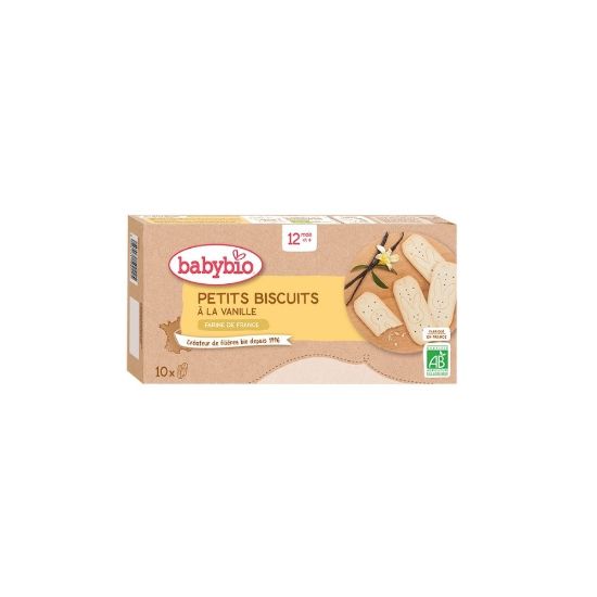 Image de Petits Biscuits à la Vanille Babybio dès 12 mois - Boîte de 20 biscuits