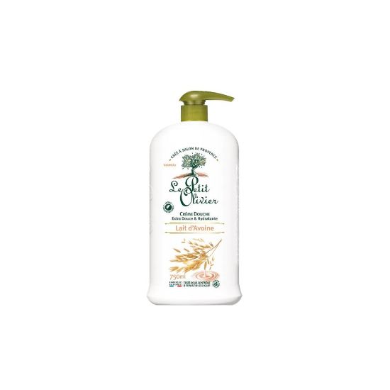 Image de Crème Douche Extra Douce & Hydratante Le Petit Olivier, Lait d'Avoine , 750ml