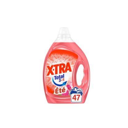Lessive liquide X-TRA Total 4en1 savon de Marseille 63 lavages