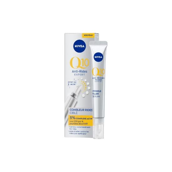 Image de Serum combleur de rides anti-rides ciblé Nivea Q10, 50mL