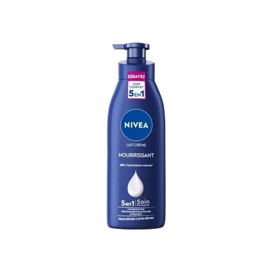 Image de Lait corps nourrissant 48H Huile Amande Douce Nivea, 400mL