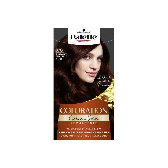 Picture of Schwarzkopf Palette Coloration permanente Crème Soin 878 Chocolat Griotte