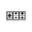 Image de Plaque de cuisson encastrable 5 feux gaz 86cm DeRosso NDR-905FGLWF-I - inox