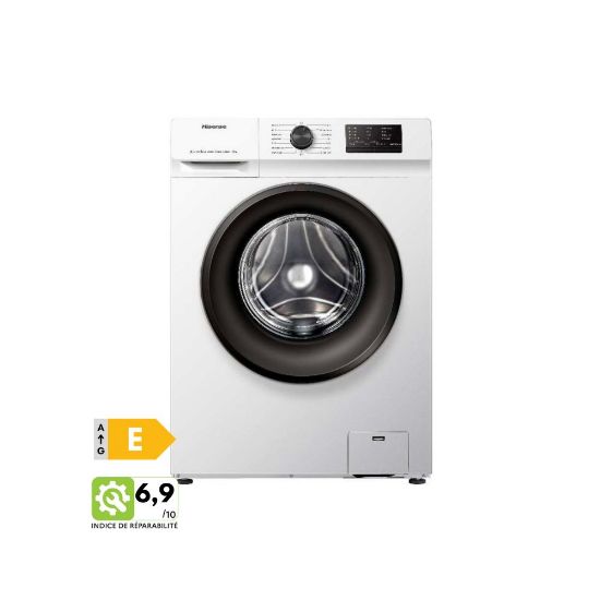 Image de Lave-linge hublot 7kg - Hisense WFVC7012E