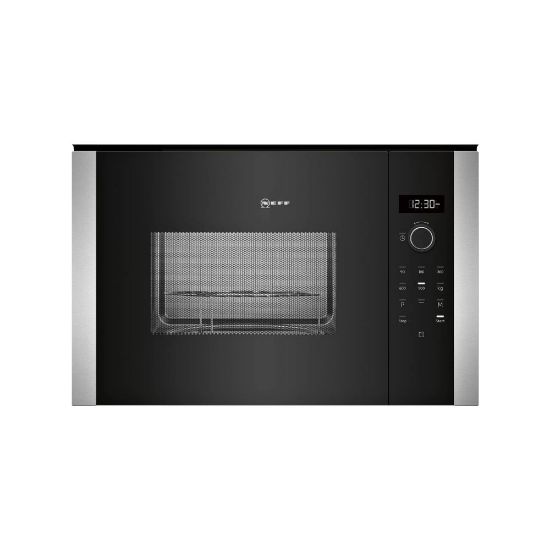 Picture of Micro-ondes grill encastrable 59 x 38 cm, 25L, 900W - Neff N50 HLAGD53N0 - noir/inox