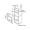 Image de Micro-ondes encastrable 60 x 38 cm, 21L, 900W - Siemens iQ700 BF634LGS1 - inox