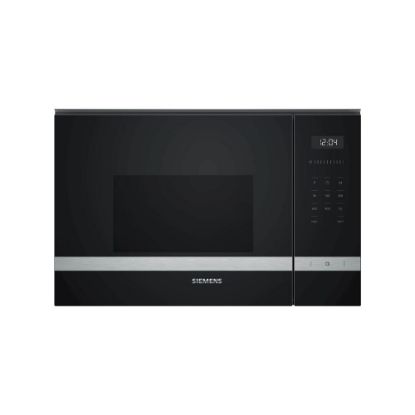 Image de Micro-ondes encastrable 59 x 38 cm, 25L, 900W - Siemens iQ500 BF555LMS0 - inox