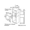 Picture of Micro-ondes encastrable 59 x 38 cm, 25L, 900W - Siemens iQ500 BF555LMS0 - inox