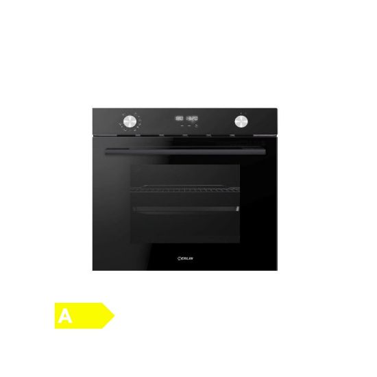 Image de Four encastrable 60 x 60 cm, 69L, Pyrolyse - Merlin M-F68PY11F-B - noir