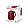 Image de Bouilloire sans fil inox 1,8 Litres - Techwood TBI-1855 - rouge