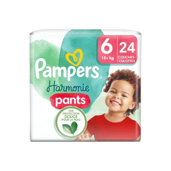 Image de Couches-Culottes Pampers Harmonie Pants Taille 6, 15kg+, 24 Culottes