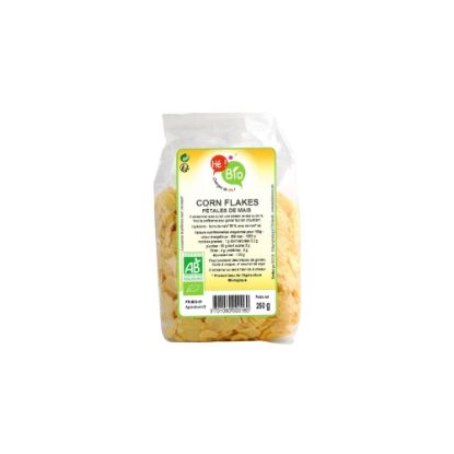 Image de Corn flakes de maïs BIO - Hé Bio - 250g