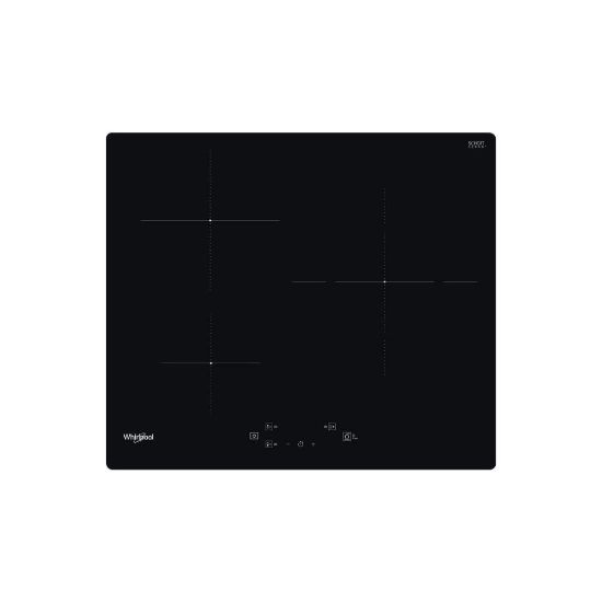 Picture of Plaque de cuisson encastrable induction 60cm, 3 foyers, 7200W - Whirlpool WS Q1160 NE - noir