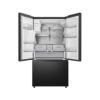 Image de Réfrigérateur Multiportes Hisense RF793N4SAFE – 612L NoFrost – Distributeur Eau & Glaçons – Black Inox
