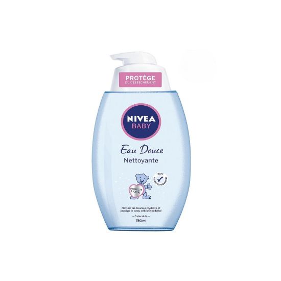 Image de Eau Douce Nettoyante Bébé Grand Format Nivea, 750mL