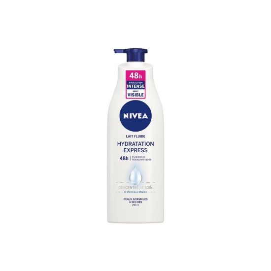 Picture of Lait corps hydratant express 48H Minéraux Marins Nivea, 250mL