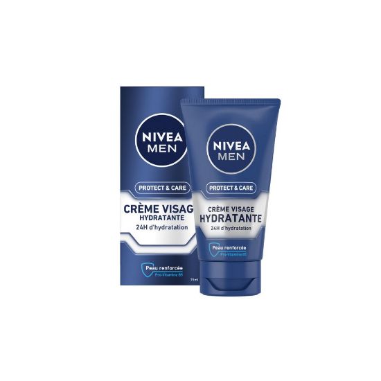 Image de Soin visage homme confort hydratation à l'Aloe Vera Nivea Men PROTECT&CARE, 75mL