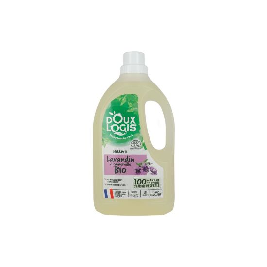 Image de Lessive liquide lavandin et camomille Bio - Doux Logis - 1,5L - 30 lavages