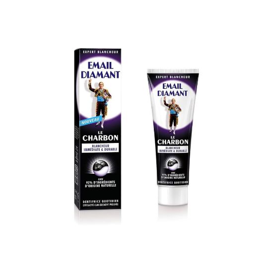 Picture of Dentifrice Le Charbon, blancheur immédiate et durable - Email Diamant - 75mL