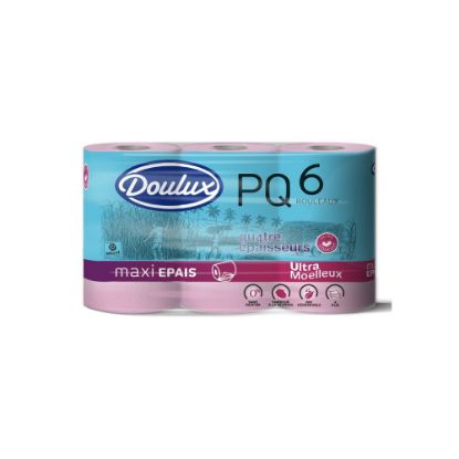 Picture of Papier toilette 4 épaisseurs - Doulux Ultra Confort - 6 rouleaux