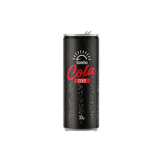 Soléio Cola zéro canette 33cl