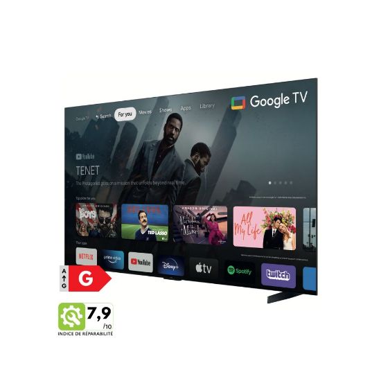 Image de TV TCL 98" (248cm) 4K Mini-LED QLED 144Hz avec Google TV et Game Master Pro 2.0 - 98C804