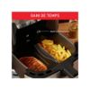 Friteuse sans huile Air Fryer 6,5 L, air fryer, grill, 8 prog., 2 zones cuisson - Moulinex EASY FRY & GRILL XXL en acier inoxydable